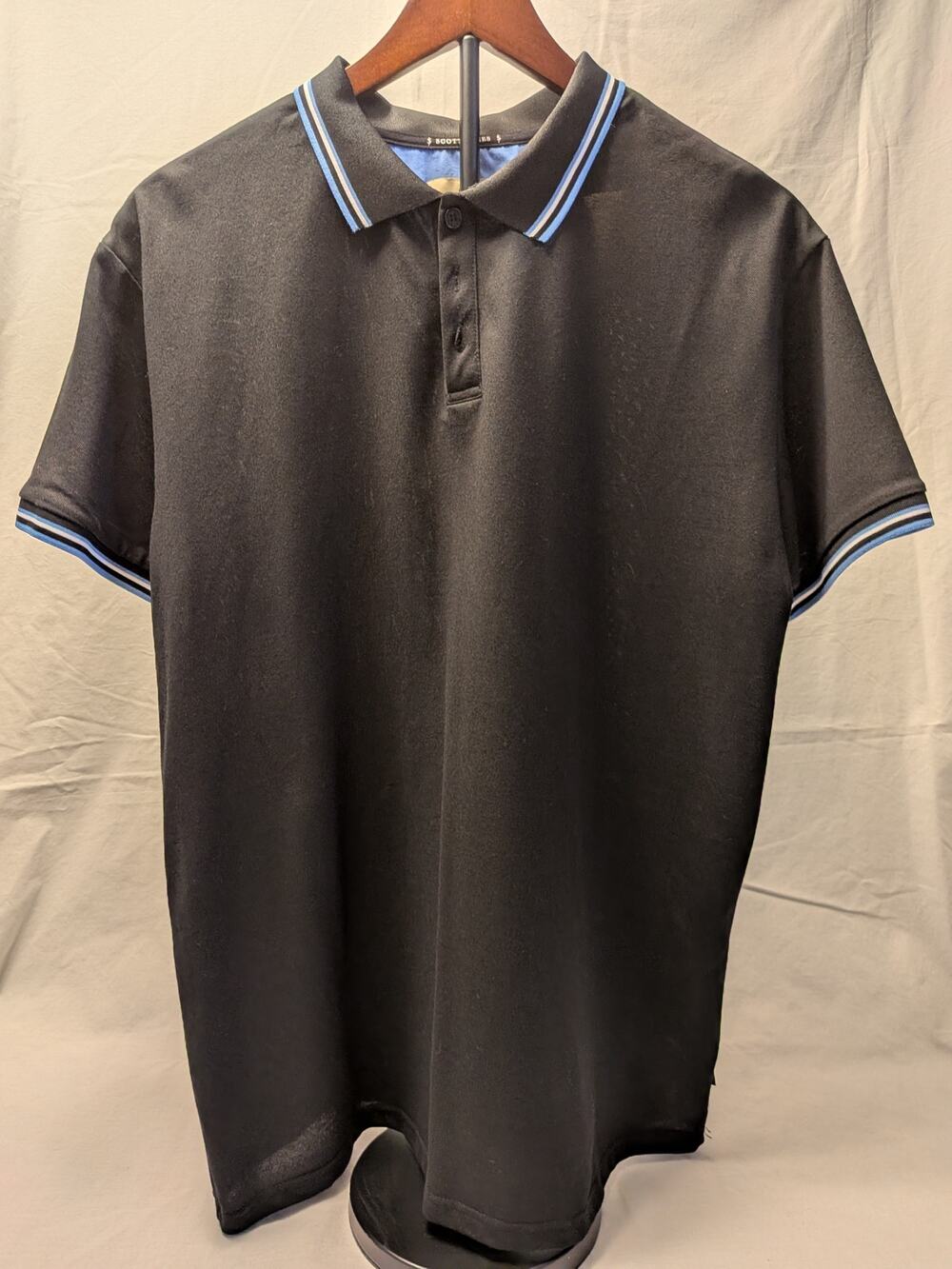 Scott James Black Polo Shirt